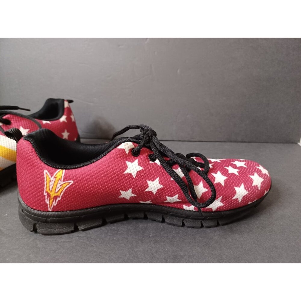 American Flag Full Stars ASU Arizona Sneaker Shoes Size Men 9.5 Women 11.5 - Picture 5 of 13